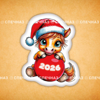 Печенье индивидуальное "Новогодняя Лошадка" 24