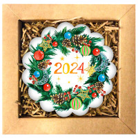 Набор печенья "Новогодний веночек" 2024