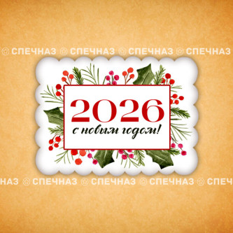 Печенье индивидуальное "Пряник новогодний 2026" 3