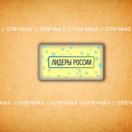 Печенье брендированное "Лидеры России"65мм 2