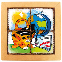 Набор печенья "Кот ученый. Выпускнику!"