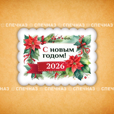 Печенье индивидуальное "Пряник новогодний 2026" 4