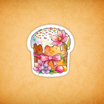 Печенье индивидуальное "Пасхальный кулич"