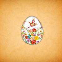 Печенье сувенирное "Яйцо пасхальное малое 8"