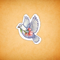 Печенье индивидуальное "Голубь"