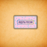Печенье брендированное "Лидеры России"65мм 7