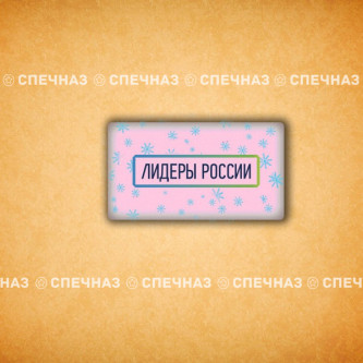 Печенье брендированное "Лидеры России"65мм 7
