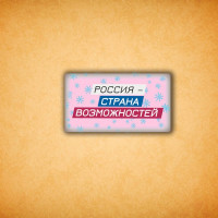 Печенье брендированное "Лидеры России"65мм 8