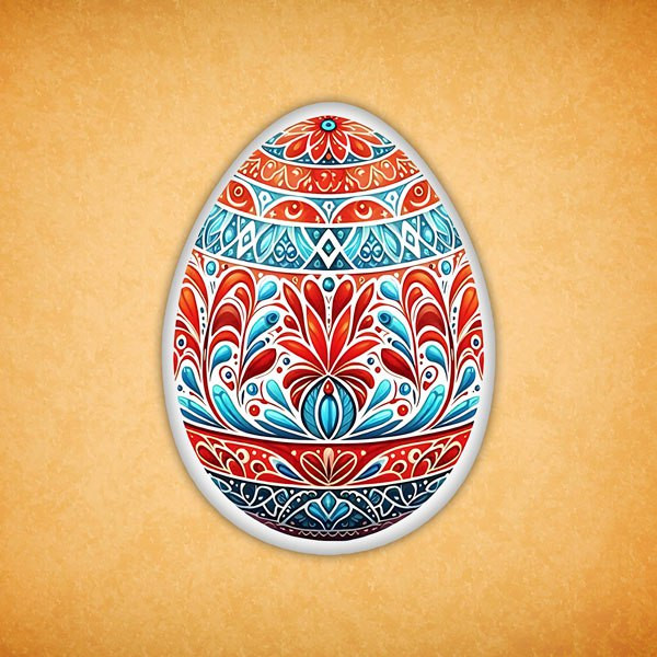 Печенье индивидуальное "Яйцо расписное" 11 