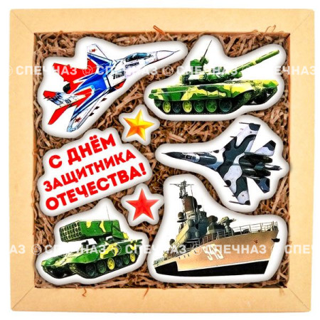 Набор печенья "Военная техника 2"
