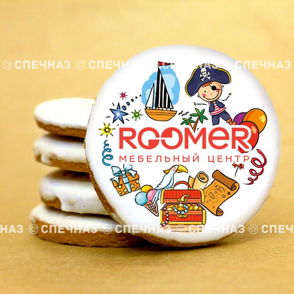 Печенье брендированное Roomer 10см 