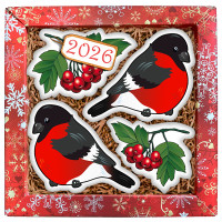 Набор печенья "Новогодние снегири" 2026