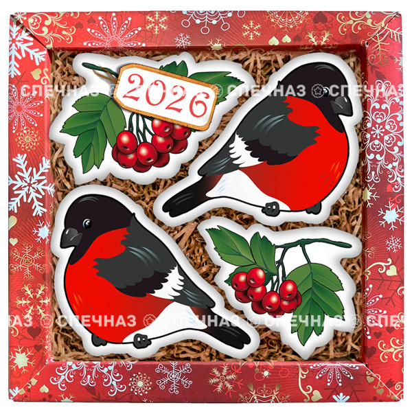 Набор печенья "Новогодние снегири" 2026 