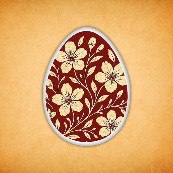 Печенье индивидуальное "Яйцо расписное" 16 