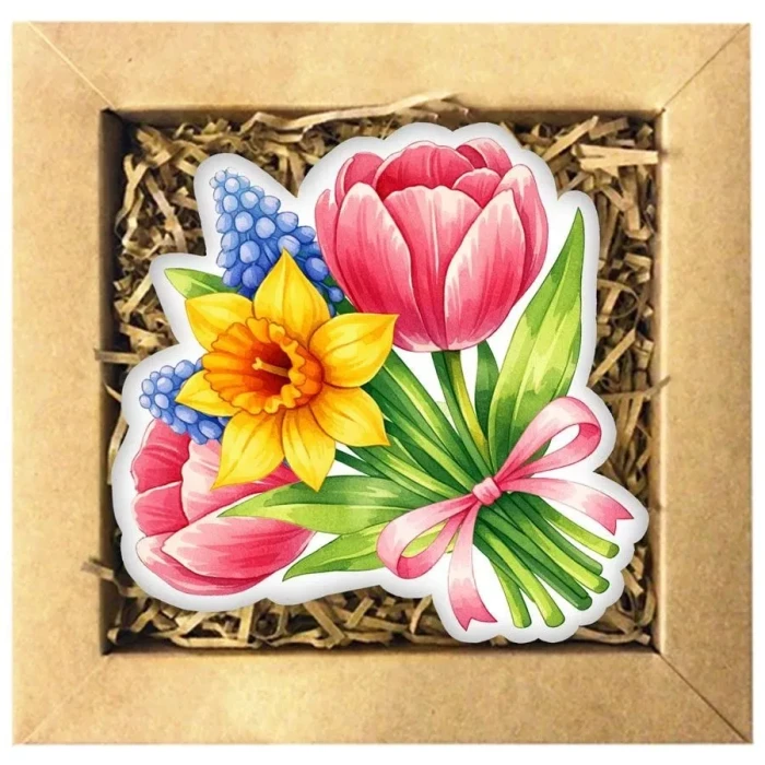 Набор печенья "Нежный букет" 4 