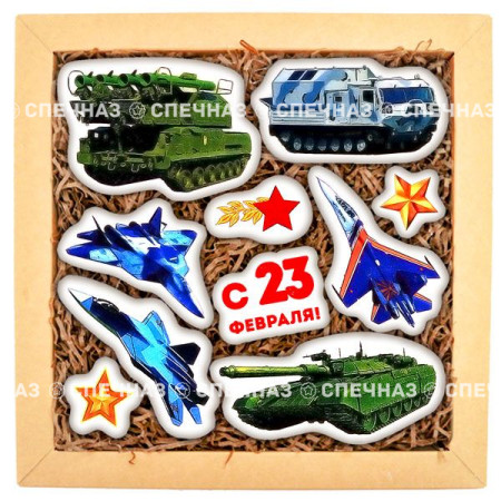 Набор печенья "Военная техника 3"