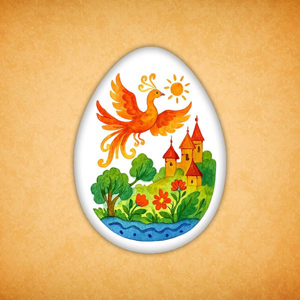 Печенье индивидуальное "Яйцо расписное" 18 