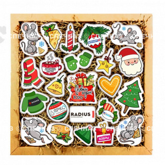 Набор печенья брендированный "RADIUS"