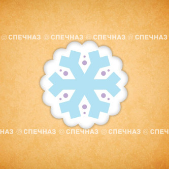 Пряник с логотипом "Снежинка"