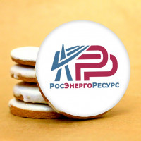 Кусайд - печенье сувенирное 6,5 см РосЭнергоРесурс
