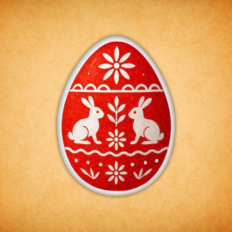 Печенье индивидуальное "Яйцо расписное" 21