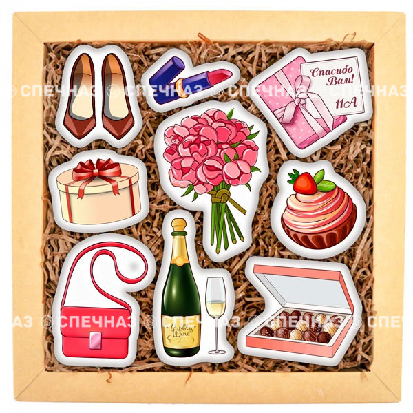 Коробочка с печеньем - отличная идея для подарка, + все рецепты