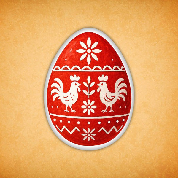 Печенье индивидуальное "Яйцо расписное" 22 