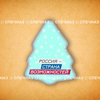 Печенье брендированное "Лидеры России"65мм 22