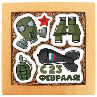 Набор печенья "Военные атрибуты"