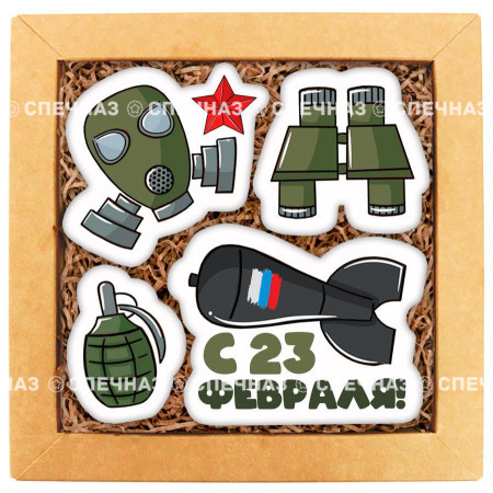 Набор печенья "Военные атрибуты"