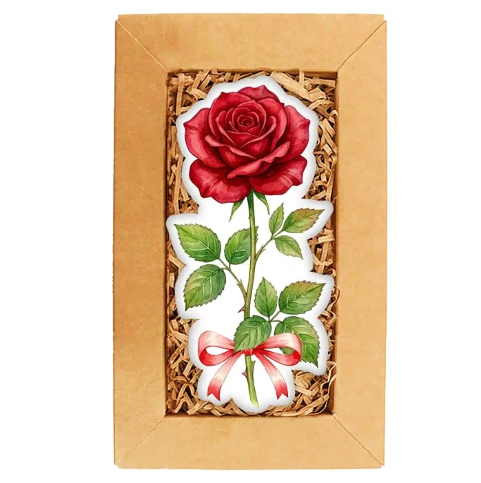 Набор печенья "Алая роза" 