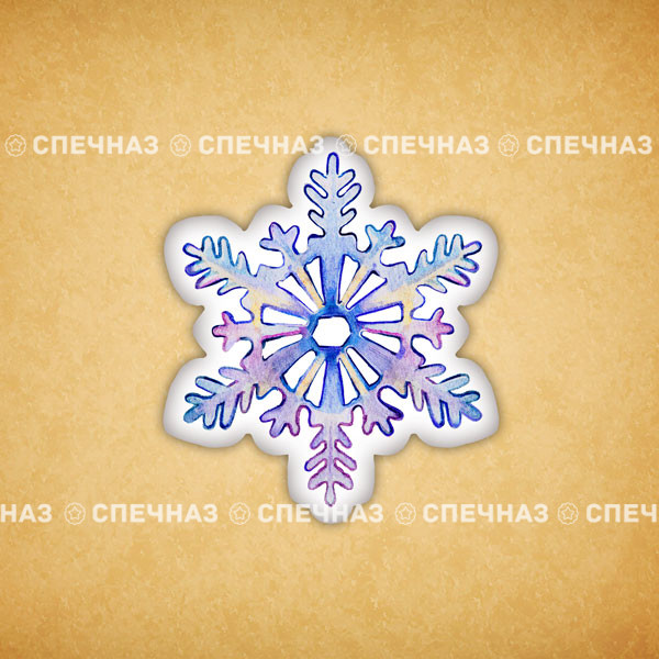 Печенье индивидуальное &quot;Снежинка&quot;  