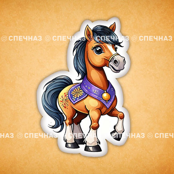 Печенье индивидуальное &quot;Новогодняя Лошадка&quot; 10 