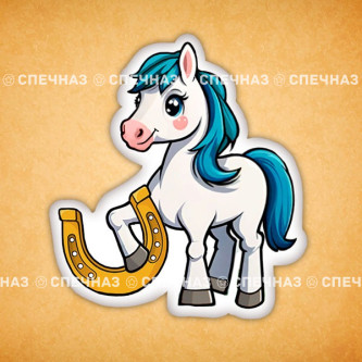 Печенье индивидуальное "Новогодняя Лошадка" 11