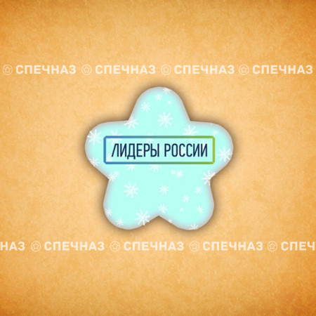 Печенье брендированное "Лидеры России"65мм 27