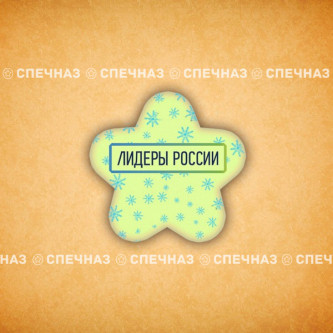 Печенье брендированное "Лидеры России"65мм 29