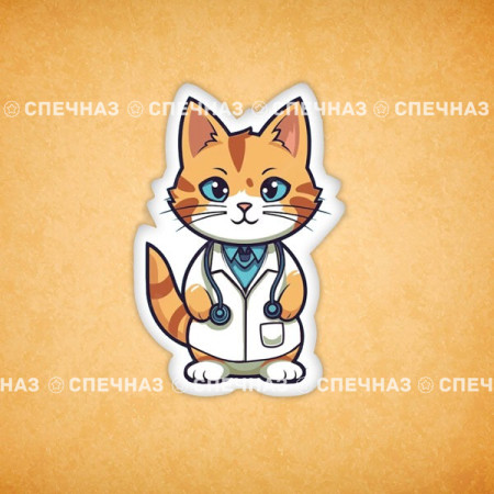 Печенье сувенирное "Кот в халате"