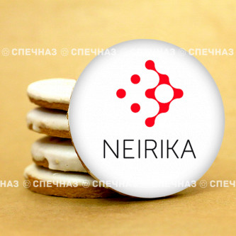 Печенье брендированное "neirika" 4 см