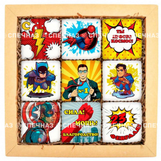 Набор печенья "Поздравь Супергероя"