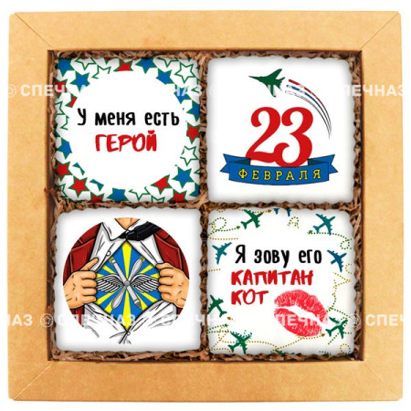 Печенье индивидуальное "Герой Кот"