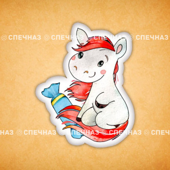 Печенье индивидуальное "Новогодняя Лошадка" 18