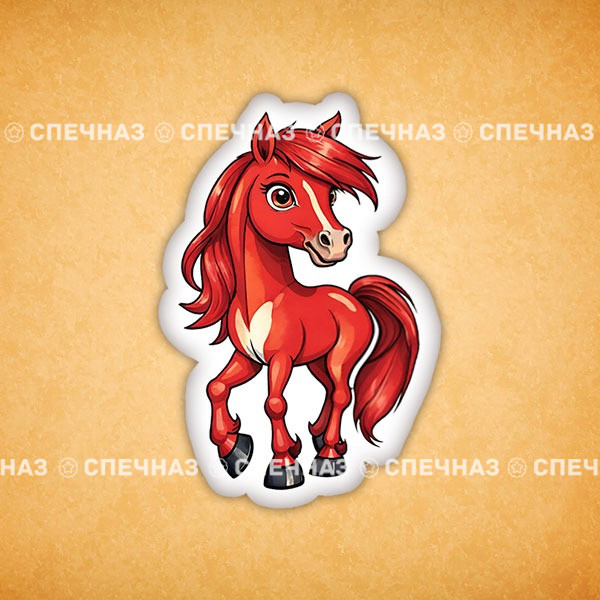 Печенье индивидуальное &quot;Новогодняя Лошадка&quot; 19 