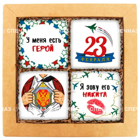 Печенье индивидуальное "герой Никита"