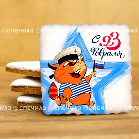 Печенье сувенирное "Кот морячок"