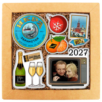 Набор печенья "Новогоднее ретро. 2027"
