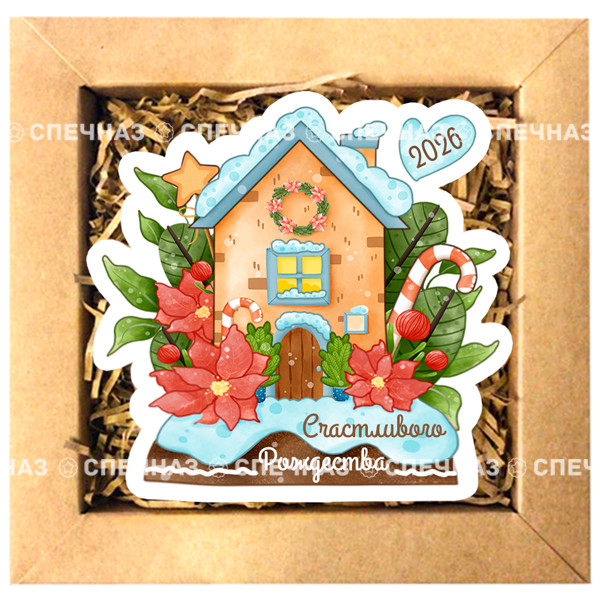 Набор печенья "Пряничный домик. С Рождеством" 2026 