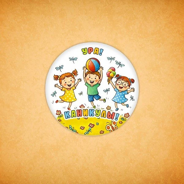 Печенье в подарок учителям и школьникам Печенье сувенирное "Ура! Каникулы!"  