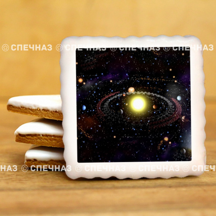 Кусайд печенье 8 см галактика  