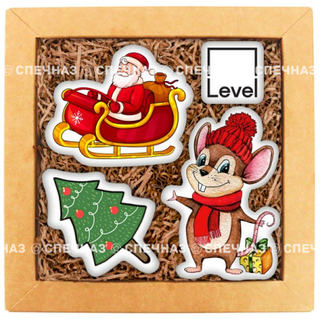 Набор печенья брендированный "Level" 1