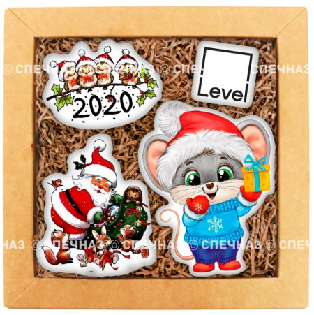 Набор печенья брендированный "Level" 2